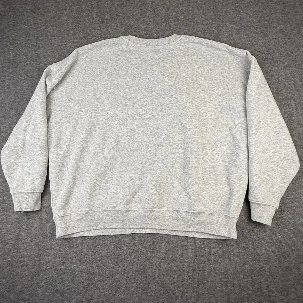 Grayson Threads Womens Gingham Heart Sweater Grey Pullover XL Valentine Holiday - Picture 4 of 11